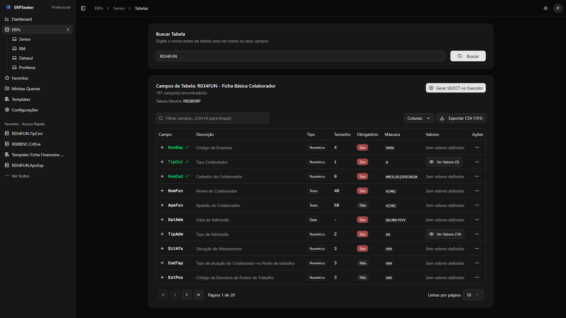 Dashboard preview
